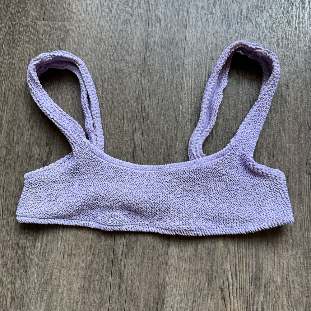 Youswim Lilac Ribbed Bikini Top
